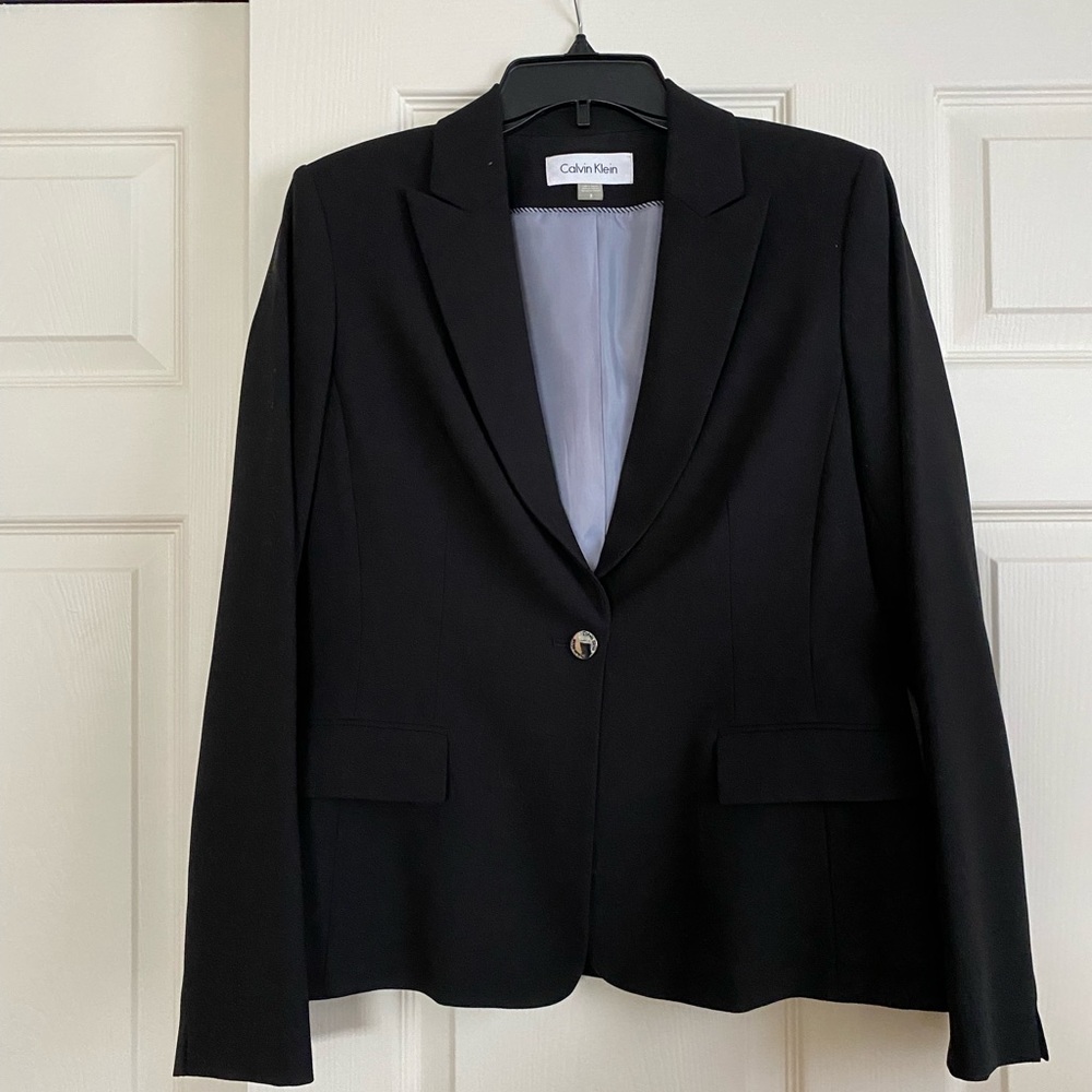 Black dress jacket worn once for 2 hours